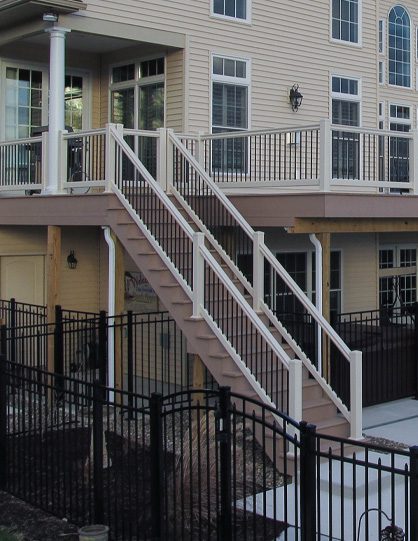 Back Patio Vinyl Decking